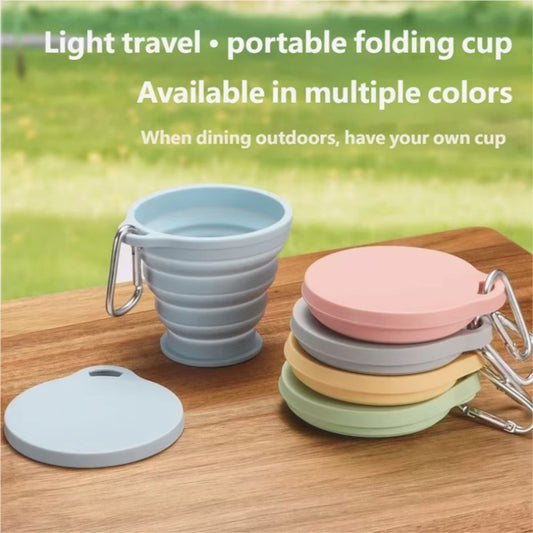 Portable Collapsible Silicone Travel Cup (2-Pack)